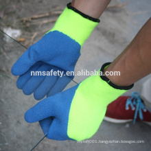 NMSAFETY latex coated personalized top thinsulate winter gloves